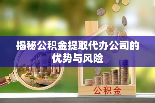 崇礼揭秘公积金提取代办公司的优势与风险