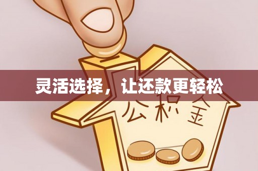崇礼灵活选择，让还款更轻松