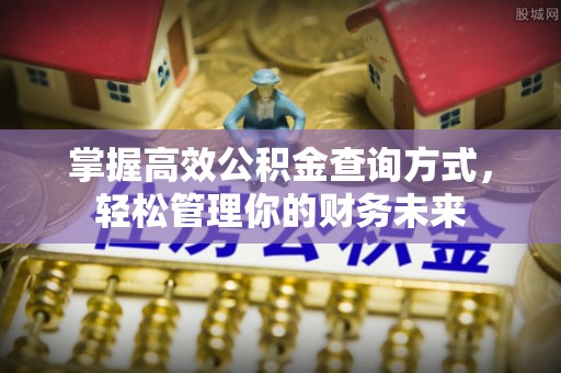 崇礼掌握高效公积金查询方式，轻松管理你的财务未来