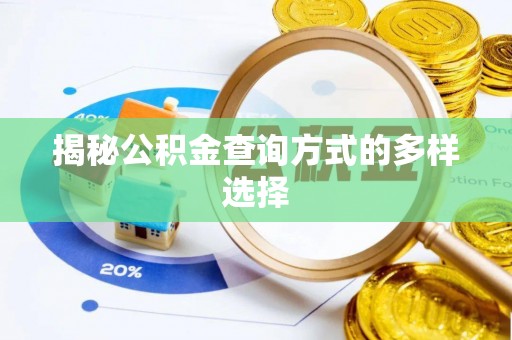 崇礼揭秘公积金查询方式的多样选择