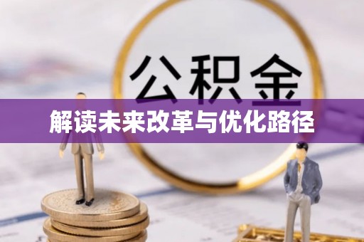崇礼解读未来改革与优化路径