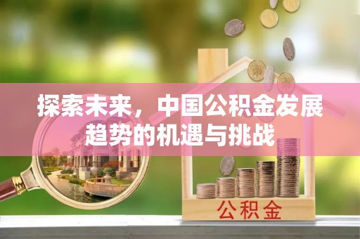 崇礼探索未来，中国公积金发展趋势的机遇与挑战